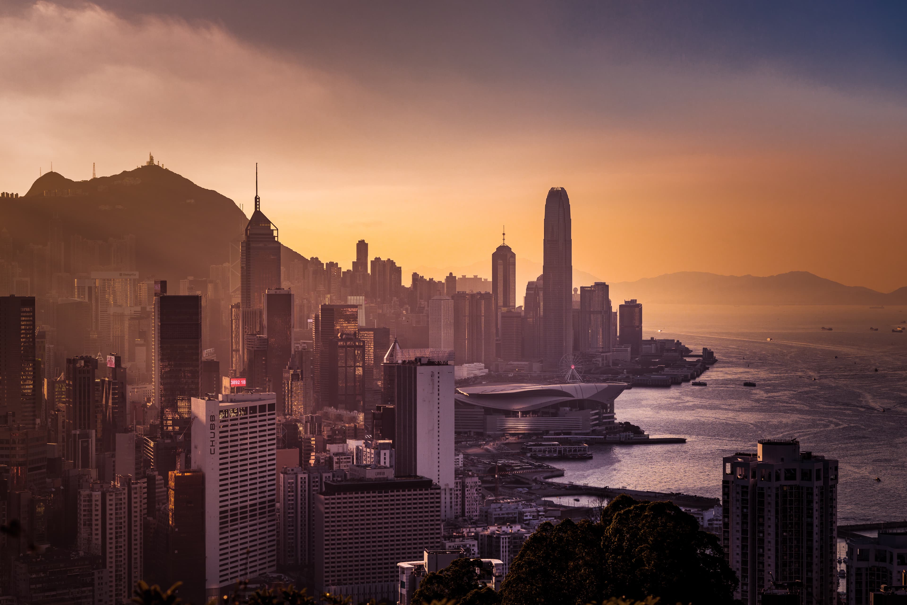 Sunsets in Hong Kong photography by Amrit Bharadwaj